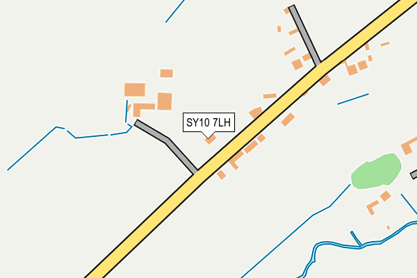 SY10 7LH map - OS OpenMap – Local (Ordnance Survey)