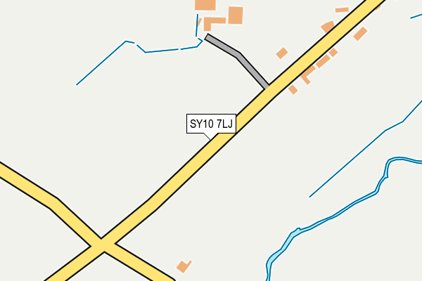 SY10 7LJ map - OS OpenMap – Local (Ordnance Survey)