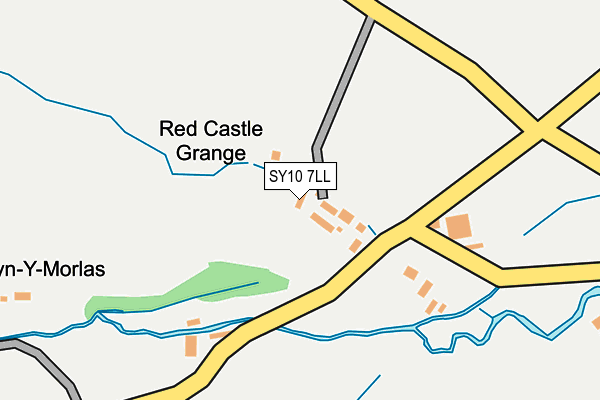 SY10 7LL map - OS OpenMap – Local (Ordnance Survey)
