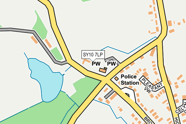 SY10 7LP map - OS OpenMap – Local (Ordnance Survey)