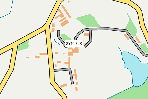 SY10 7LR map - OS OpenMap – Local (Ordnance Survey)