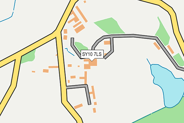 SY10 7LS map - OS OpenMap – Local (Ordnance Survey)