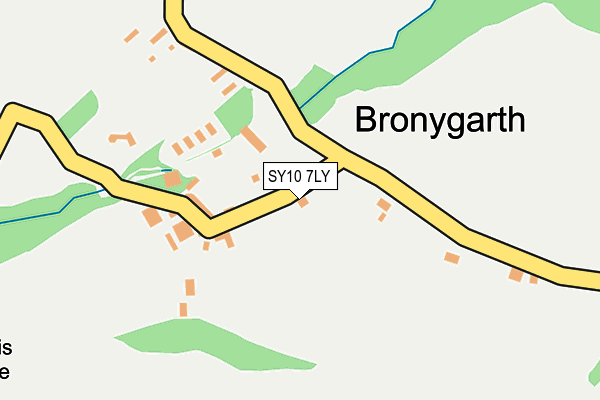 SY10 7LY map - OS OpenMap – Local (Ordnance Survey)