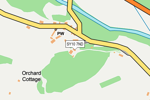 SY10 7ND map - OS OpenMap – Local (Ordnance Survey)