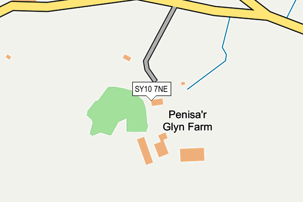 SY10 7NE map - OS OpenMap – Local (Ordnance Survey)