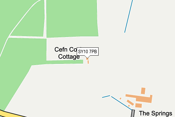 SY10 7PB map - OS OpenMap – Local (Ordnance Survey)