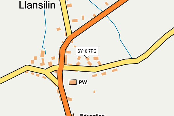 SY10 7PG map - OS OpenMap – Local (Ordnance Survey)