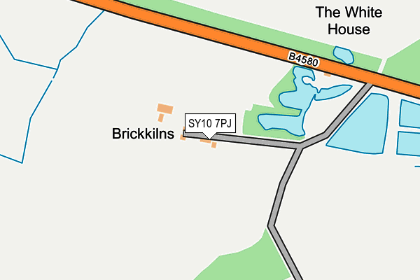 SY10 7PJ map - OS OpenMap – Local (Ordnance Survey)