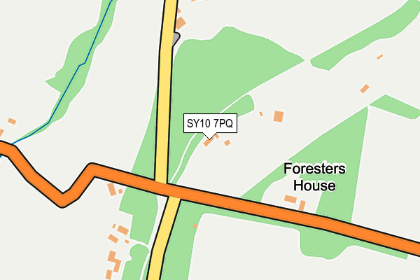 SY10 7PQ map - OS OpenMap – Local (Ordnance Survey)