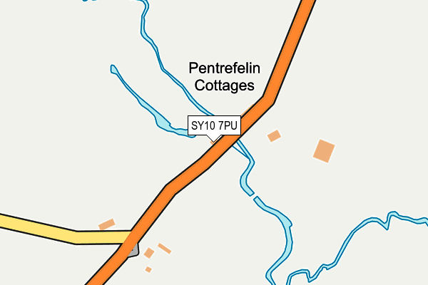 SY10 7PU map - OS OpenMap – Local (Ordnance Survey)