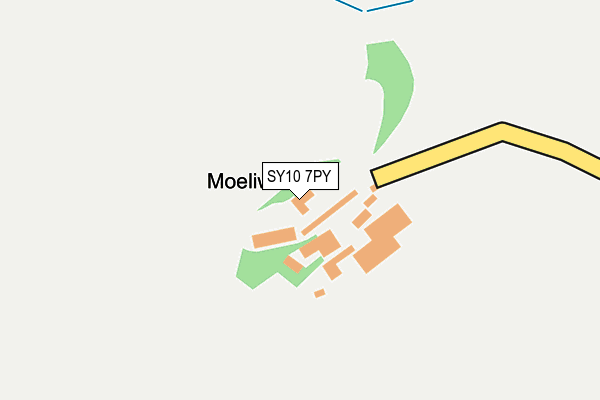 SY10 7PY map - OS OpenMap – Local (Ordnance Survey)