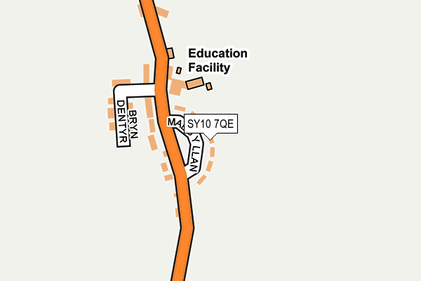 SY10 7QE map - OS OpenMap – Local (Ordnance Survey)