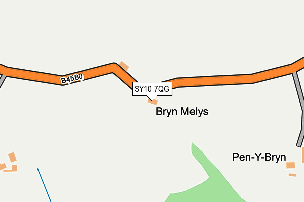 SY10 7QG map - OS OpenMap – Local (Ordnance Survey)