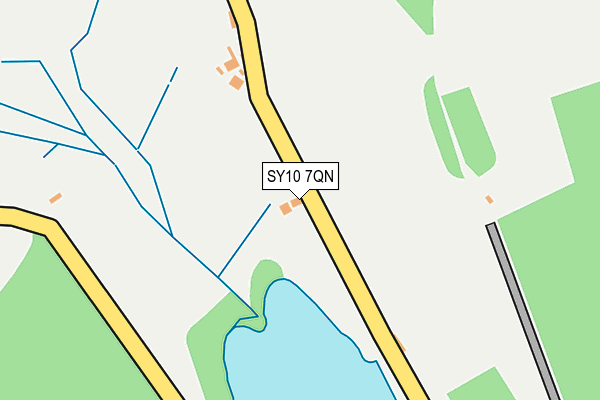 SY10 7QN map - OS OpenMap – Local (Ordnance Survey)