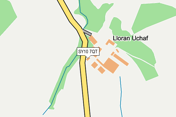 SY10 7QT map - OS OpenMap – Local (Ordnance Survey)
