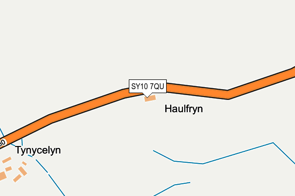 SY10 7QU map - OS OpenMap – Local (Ordnance Survey)