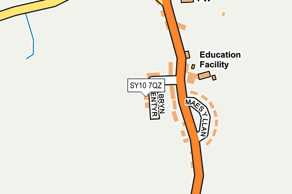 SY10 7QZ map - OS OpenMap – Local (Ordnance Survey)