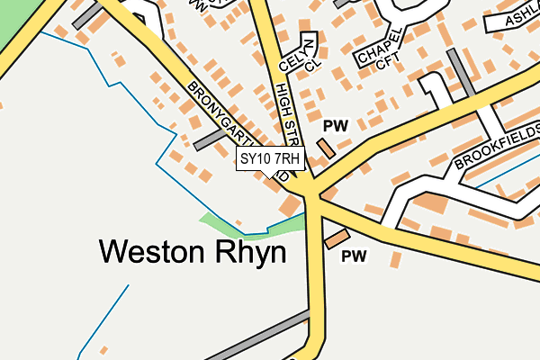 SY10 7RH map - OS OpenMap – Local (Ordnance Survey)