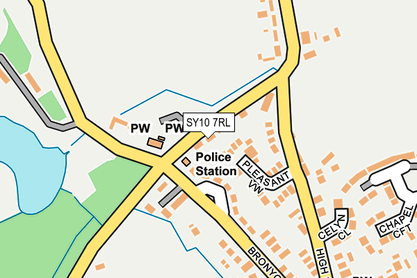 SY10 7RL map - OS OpenMap – Local (Ordnance Survey)