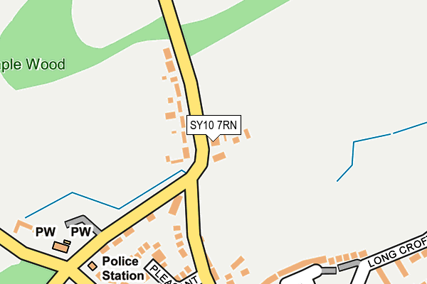 SY10 7RN map - OS OpenMap – Local (Ordnance Survey)