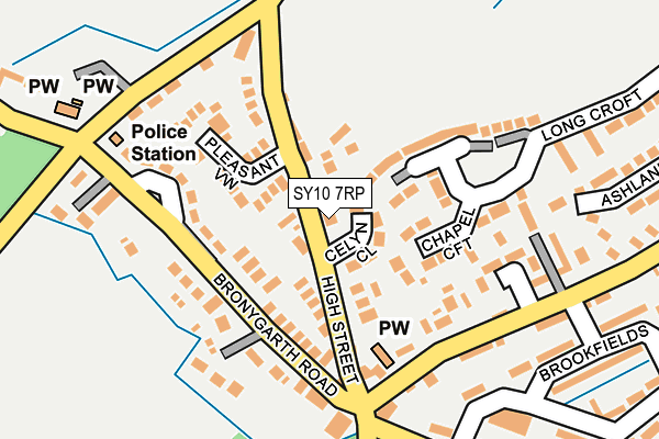 SY10 7RP map - OS OpenMap – Local (Ordnance Survey)