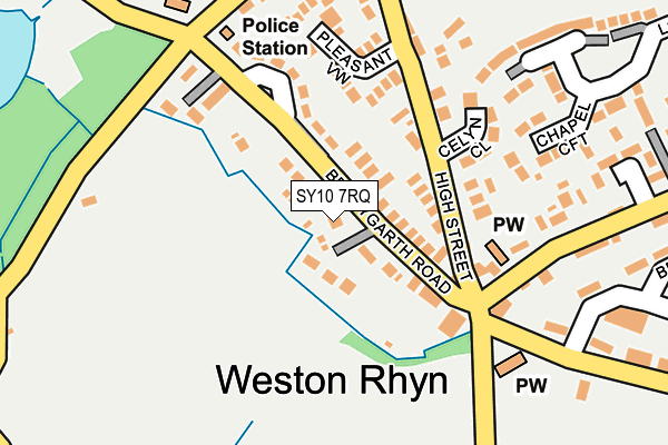 SY10 7RQ map - OS OpenMap – Local (Ordnance Survey)