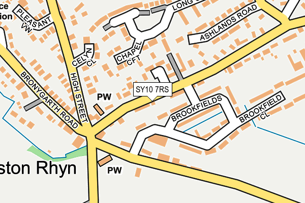 SY10 7RS map - OS OpenMap – Local (Ordnance Survey)