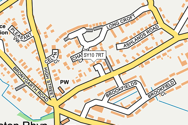 SY10 7RT map - OS OpenMap – Local (Ordnance Survey)