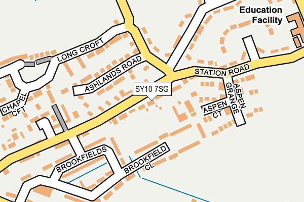 SY10 7SG map - OS OpenMap – Local (Ordnance Survey)