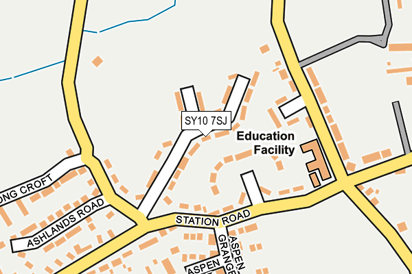 SY10 7SJ map - OS OpenMap – Local (Ordnance Survey)