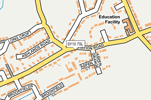 SY10 7SL map - OS OpenMap – Local (Ordnance Survey)