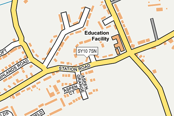 SY10 7SN map - OS OpenMap – Local (Ordnance Survey)