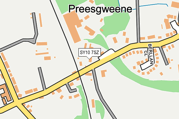 SY10 7SZ map - OS OpenMap – Local (Ordnance Survey)