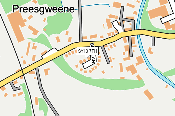 SY10 7TH map - OS OpenMap – Local (Ordnance Survey)