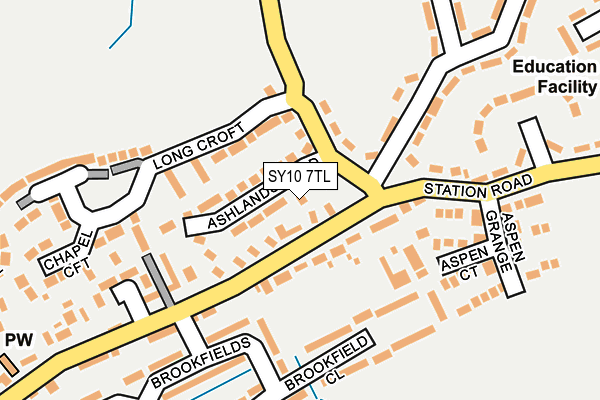 SY10 7TL map - OS OpenMap – Local (Ordnance Survey)