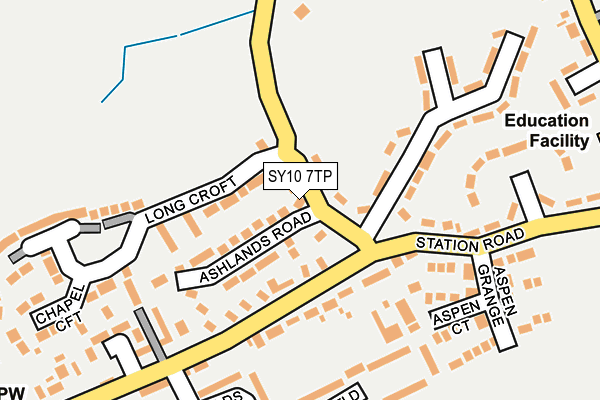 SY10 7TP map - OS OpenMap – Local (Ordnance Survey)