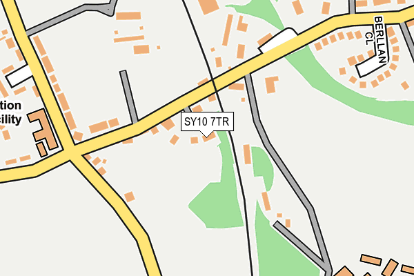 SY10 7TR map - OS OpenMap – Local (Ordnance Survey)