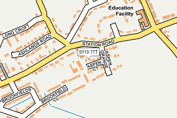 SY10 7TT map - OS OpenMap – Local (Ordnance Survey)