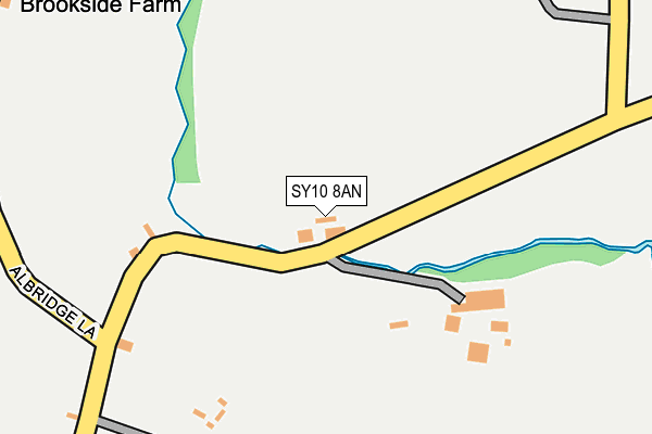 SY10 8AN map - OS OpenMap – Local (Ordnance Survey)