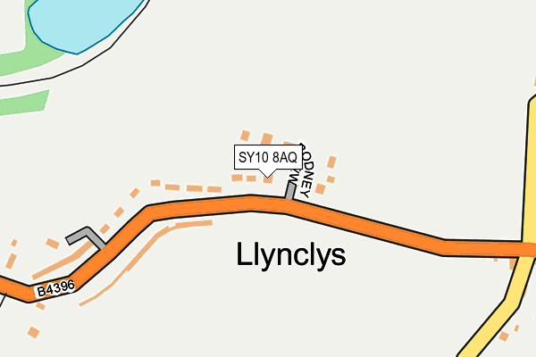 SY10 8AQ map - OS OpenMap – Local (Ordnance Survey)