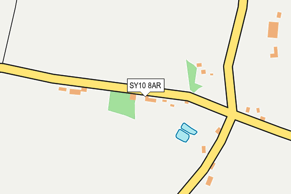 SY10 8AR map - OS OpenMap – Local (Ordnance Survey)