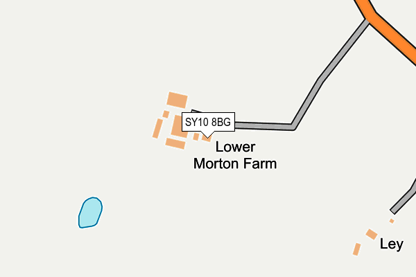 SY10 8BG map - OS OpenMap – Local (Ordnance Survey)
