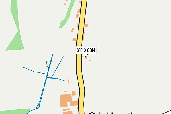 SY10 8BN map - OS OpenMap – Local (Ordnance Survey)