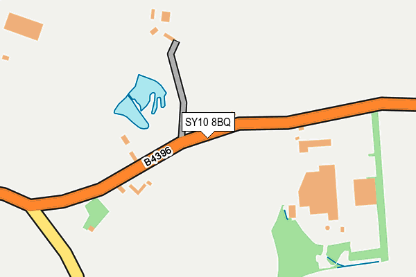 SY10 8BQ map - OS OpenMap – Local (Ordnance Survey)