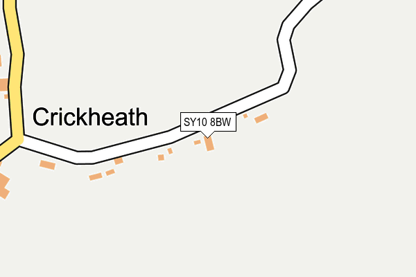 SY10 8BW map - OS OpenMap – Local (Ordnance Survey)