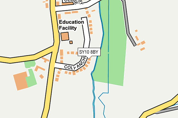 SY10 8BY map - OS OpenMap – Local (Ordnance Survey)