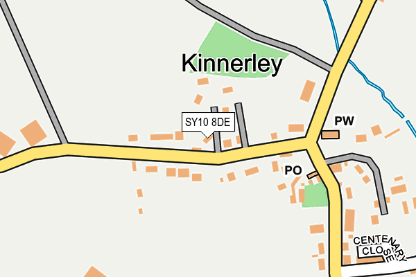 SY10 8DE map - OS OpenMap – Local (Ordnance Survey)