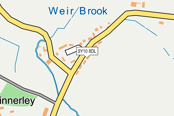 SY10 8DL map - OS OpenMap – Local (Ordnance Survey)