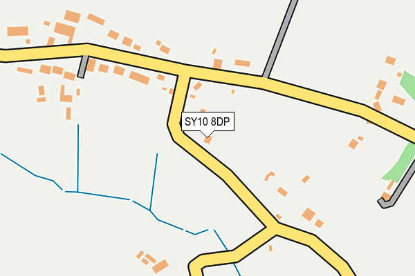 SY10 8DP map - OS OpenMap – Local (Ordnance Survey)