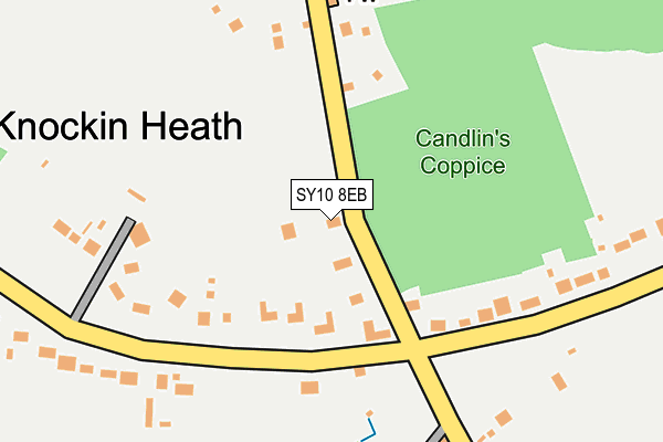 SY10 8EB map - OS OpenMap – Local (Ordnance Survey)